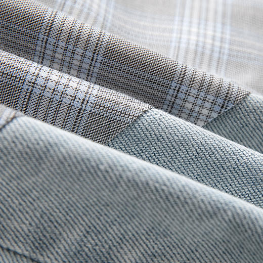 Famecoco范可儿格子西装外套女秋季拼接设计感西服F216AW004 商品图4