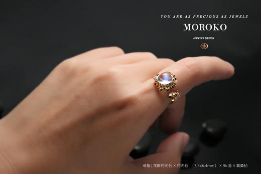 花畔·月光石 | 设计戒 商品图2