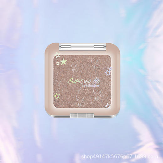 诗蒂娅便携式单色眼影盘ins防水防汗不易脱妆腮红彩妆 商品图2