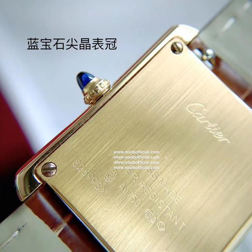 卡地亚坦克路易斯系列TankLouis 进口瑞士石英机芯，316L精钢表壳，太阳折射纹表盘，蓝宝石水晶镜面，蓝宝石尖晶石表冠 商品图6