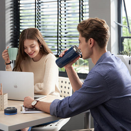 摩飞便携式家用旅行电热水壶 随行冲奶泡茶办公室养生保温杯MR6060 商品图5