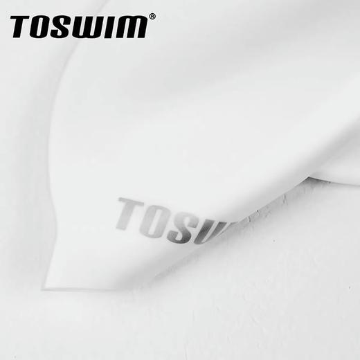 【云优选】TOSWIM拓胜泳帽女长发专用防水不勒头硅胶大号女士 商品图3