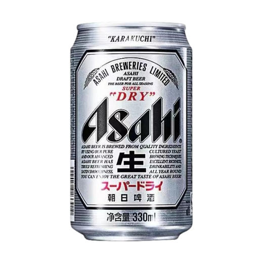 朝日 超爽生啤酒330ml  商品图0