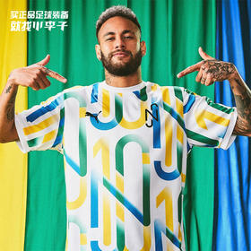 小李子:正品PUMA/彪马内马尔足球训练比赛运动短袖T恤男605568-05