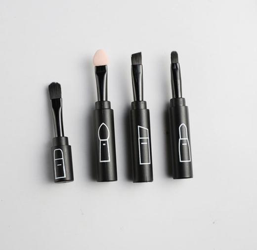 【美妆工具】四节拼接化妆刷多功能迷你便携款 商品图0