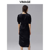 VIMAGE纬漫纪夏季新款泡泡袖气质通勤百搭设计感小众小上衣V1513133 商品缩略图3