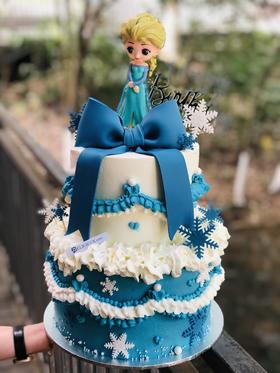 冰雪奇缘（带翻糖装饰）