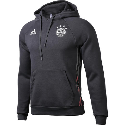 小李子:专柜正品ADIDAS阿迪达斯拜仁连帽足球卫衣套头衫GK8621 商品图4