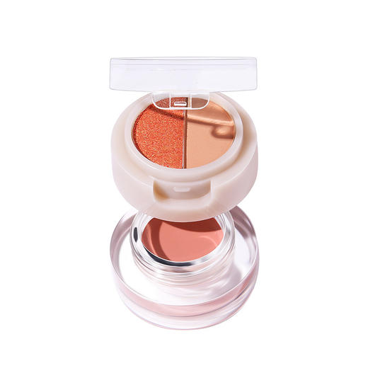 诗蒂娅二合一眼影盘平价珠光哑光学生便携ins正品眼部双色眼影盘 商品图4