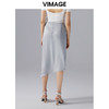 VIMAGE纬漫纪夏季新款优雅时尚高腰不规则百搭半身裙包臀裙女V1506131 商品缩略图3
