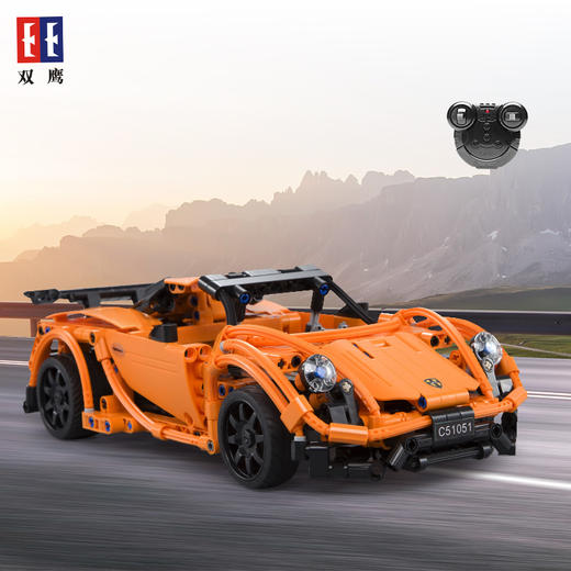 【双鹰咔搭】拼搭积木跑车918 商品图0