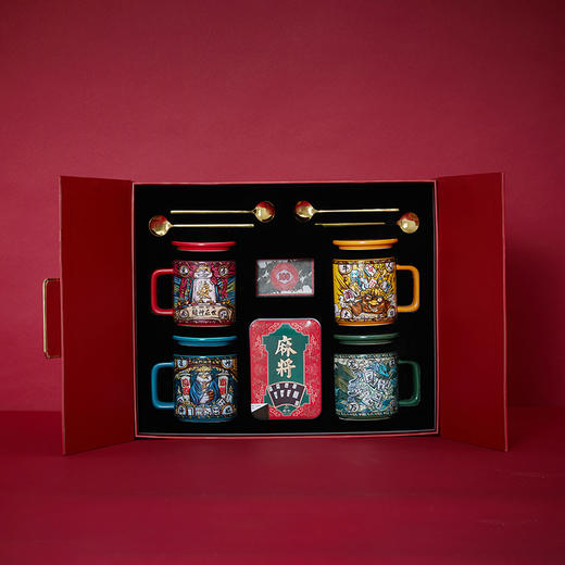 国潮麻将马克杯套装 商品图1