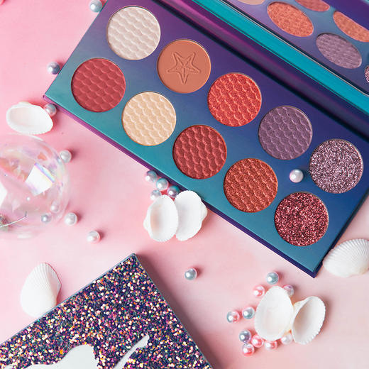 珠光哑光大地色眼影盘跨境ins防水持久彩妆 商品图1