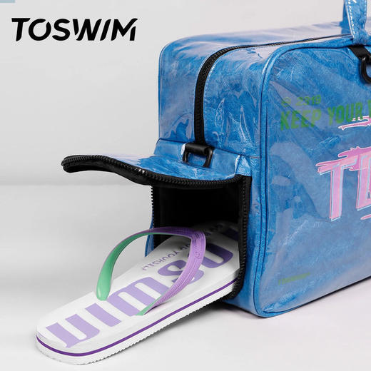 TOSWIM拓胜游泳防水健身包干湿分离大容量男女收纳袋沙滩背包运动装备 商品图4