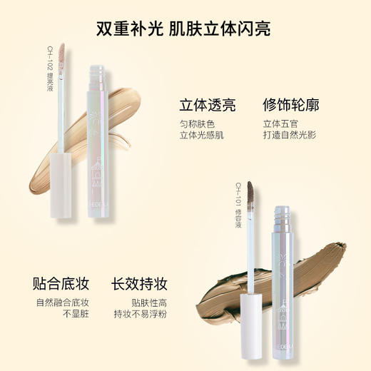 诗蒂娅水泥棒膏发际线阴影填充神器光鼻影泪沟提亮高光液 商品图2