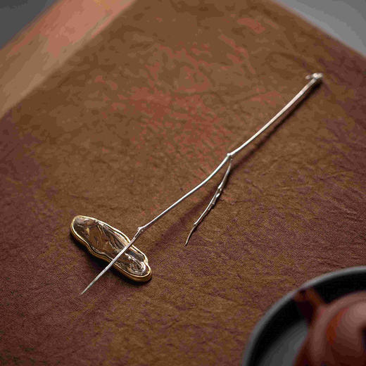 【乾茂号】纯银竹节茶勺/拔 商品图0