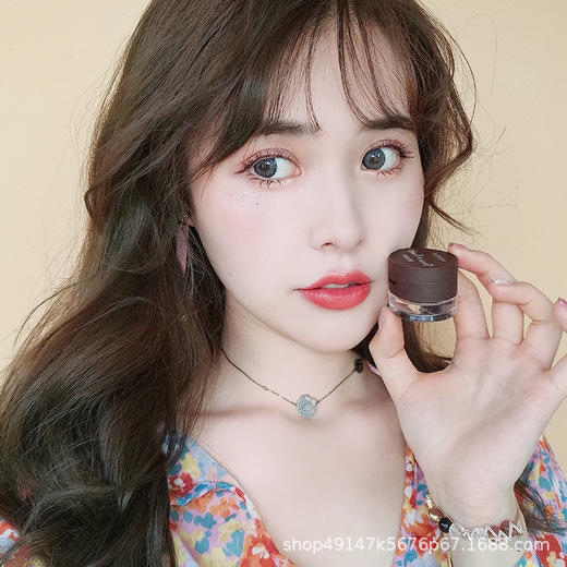 诗蒂娅爆款眉膏眉粉送眉刷防水防汗持久不易脱妆不晕染自然眉笔 商品图3