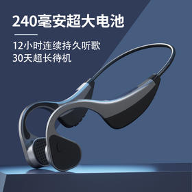 【蓝牙耳机】私模骨传导蓝牙耳机黑科技无线运动挂耳挂脖tws