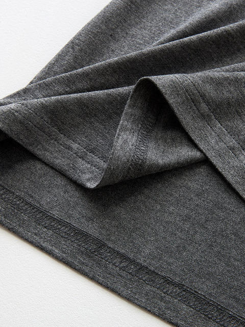 【服饰鞋包】丝萝春秋夏季莫代尔家居服男士薄款宽松单上衣打底宅睡衣 商品图3