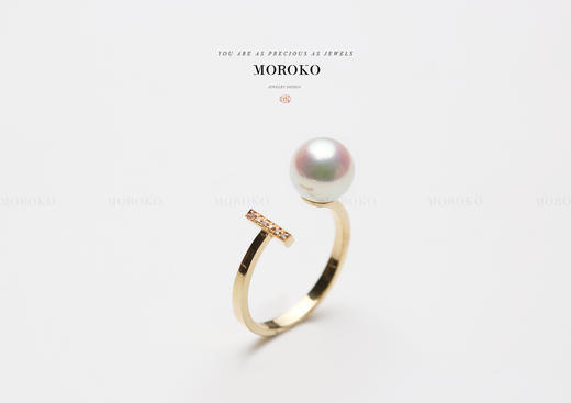 华灯初上·珍珠 | 开口戒 商品图0