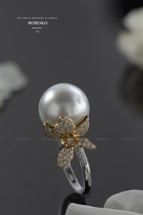 怀香袖兰 | 澳白珍珠·戒指