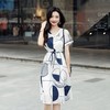 ZQ91 连衣裙女夏2021年新款休闲气质修身法式裙子雪纺碎花裙 商品缩略图4