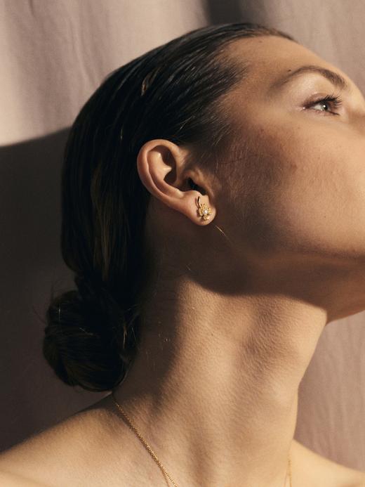 订购10周到｜Parel Parel-Klover-幸运四叶草 珍珠 耳钉［波兰设计师］ 商品图0