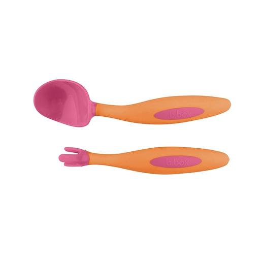 澳洲B.BOX便携三角叉勺宝宝学吃饭训练弯头叉勺 婴儿儿童餐具套装 商品图4