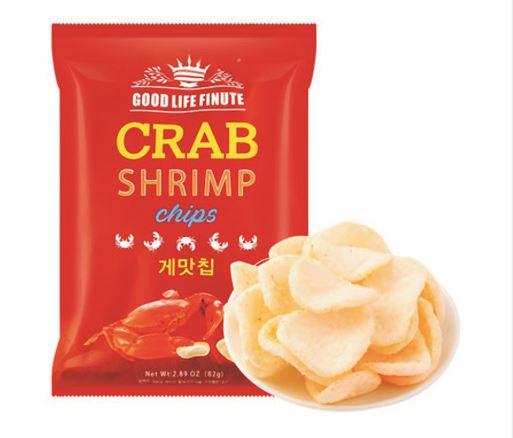 趣莱福蟹味/蒜味虾片82g/包 商品图0