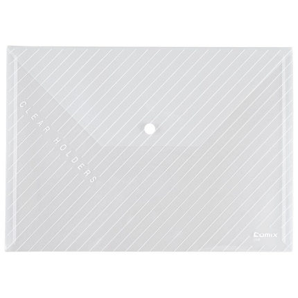 齐心文件袋C330/C335扣式(白)