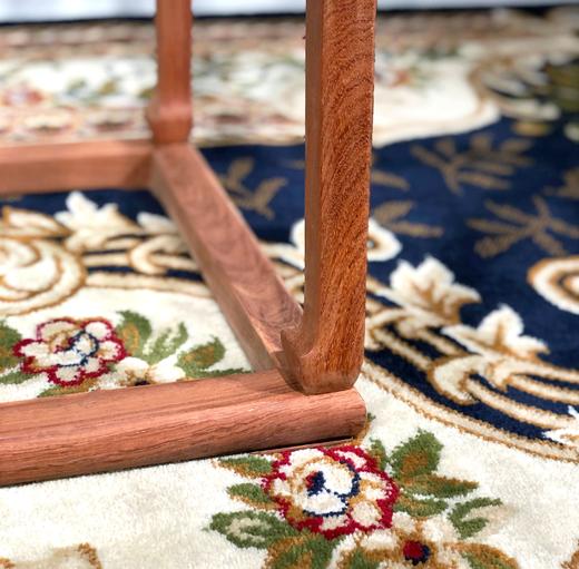 红桥红  家具严选  缅甸花梨（大果紫檀）【石面 98 明式托泥束腰 花架】 商品图8