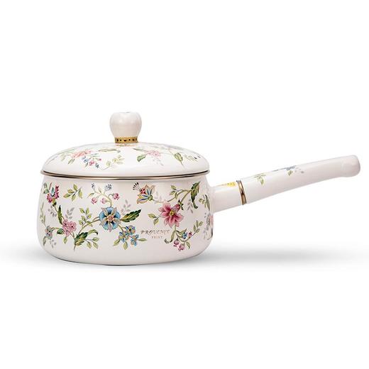 FUJIHORO/富士珐琅锅单柄汤锅搪瓷奶锅家用铸铁锅日本煮 商品图0