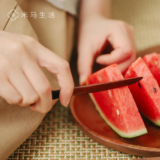 随订单一起发货，单拍不发货  米马生活  宝宝专用小尺寸原木/楠木水果点心刀叉  换个勺子再吃瓜丨售完无补 商品图2