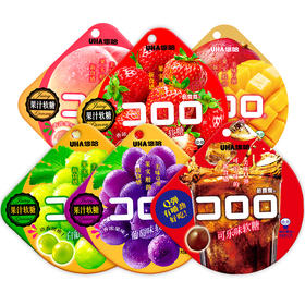 52g悠哈酷露露葡萄味软糖