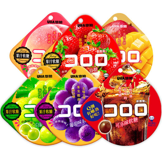 52g悠哈酷露露桃子味软糖 商品图0