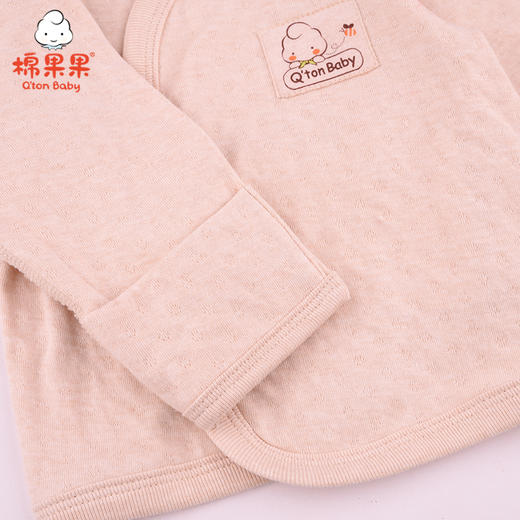 商场同款棉果果春秋季新疆彩棉双层提花偏襟上衣M301111121402 商品图2