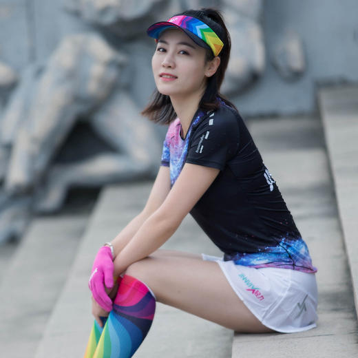 万花筒超轻速干透气内衬2口袋运动短裙跑步越野 商品图2