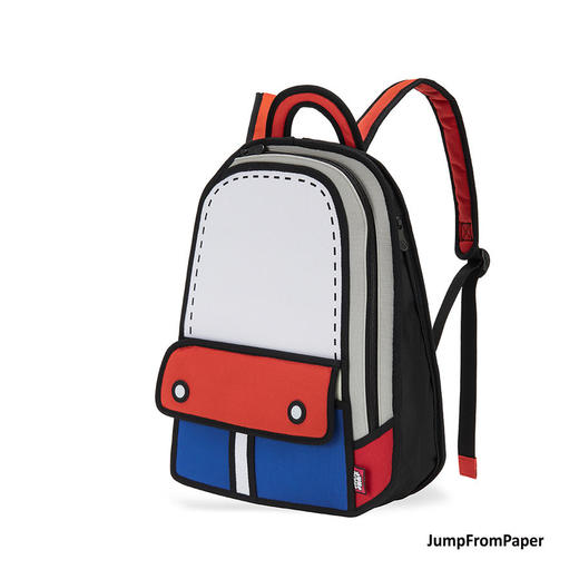 【已下架】积分购 | JumpFromPaper二次元2D运动双肩背包（不支持无理由退换）[福利品] 商品图3