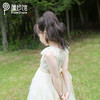 pureshare 女童连衣裙夏季新款蕾丝蓬蓬纱宝宝裙子礼服-杏色蕾丝飘飘裙 商品缩略图1