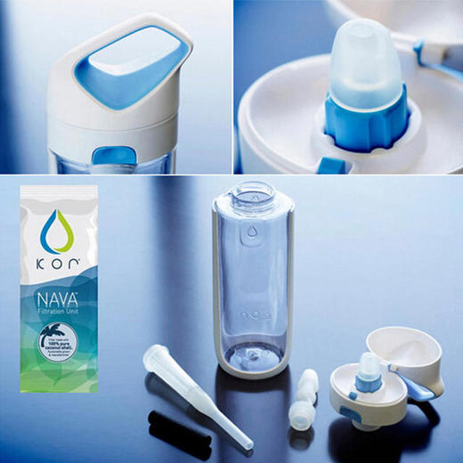 【亏本清仓】美国Kor Nava泫爱 椰壳活性碳过滤运动水杯650ml（不支持无理由退换）[福利品] 商品图4