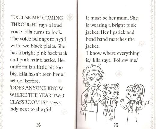 英文原版 Ella and Olivia 姐妹花系列 艾拉和奥利维亚 儿童桥梁章节小说 英语阅读提升 女孩读物 商品图2