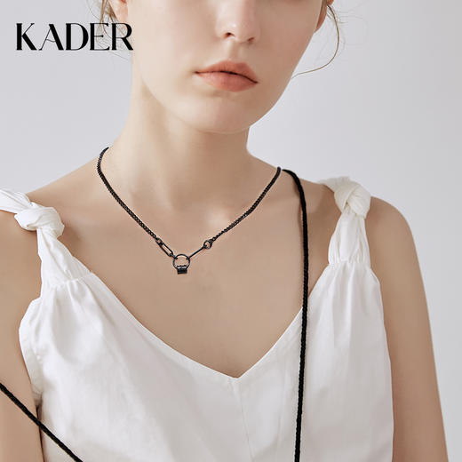kader甲骨文系列纯银项链女个性百搭原创设计ins冷淡风小众轻奢