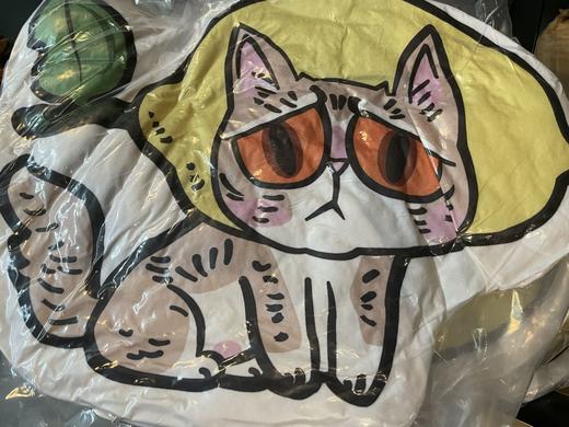 泡面猫丨柠檬抱枕 商品图0