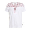 MARCELO BURLON 男士植绒红翼圆领短袖T恤 白色 CMAA018F19001096 0120 商品缩略图0