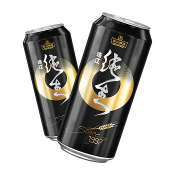 珠江啤酒 97纯生啤酒500ml*12罐 商品图2