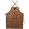 「复古风帆布围裙」家务 理发师 烘焙咖啡厅 园艺木工 男女餐厅工作服 商品缩略图2