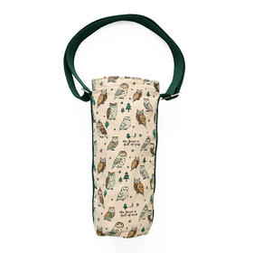 HUJI祤集长筒斜挎包插画forest猫头鹰