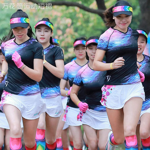 万花筒超轻速干透气内衬2口袋运动短裙跑步越野 商品图6
