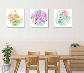 小林漫画  水粉画系列装饰画 客厅装饰艺术/沙发餐厅 书房  背景墙/挂画