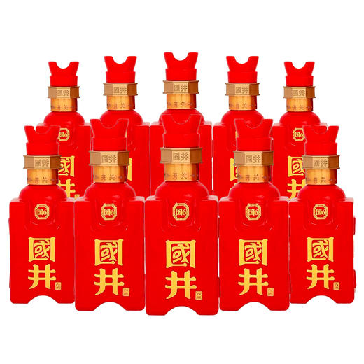 【推荐】国井 白酒 42度 国6 小酒版10瓶组合装 100ml*10瓶组合装（新老包装随机发） 商品图0